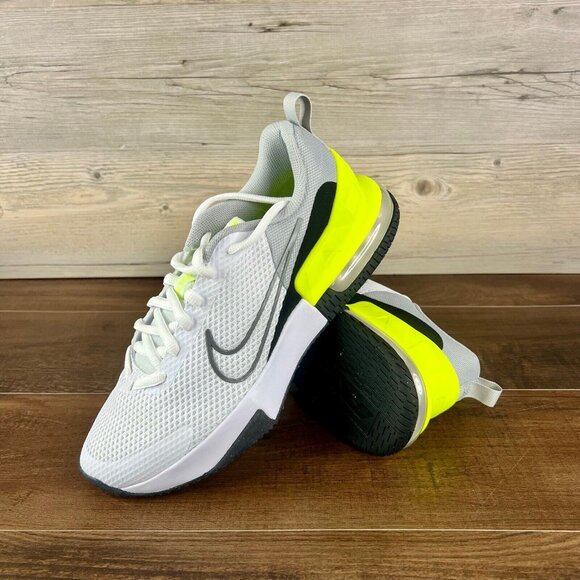 Nike Air Max Alpha Trainer 6 Light Smoke Grey Volt Mens Size 9 Black FQ1833 006